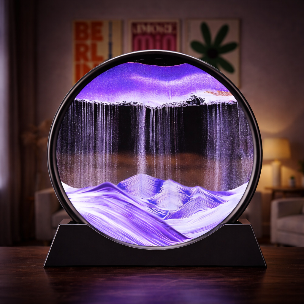 The Deep Sea Sandscape: 3D Kinetic Art for Mindful Living