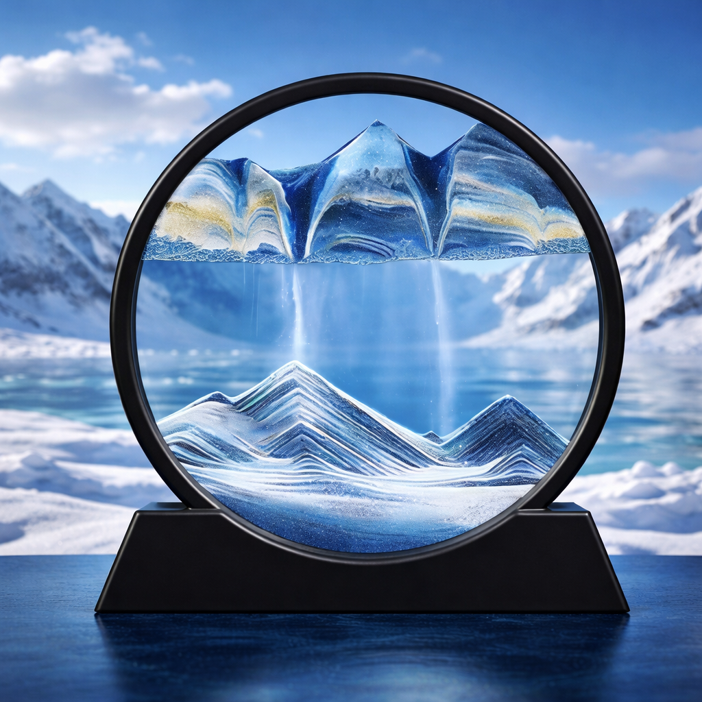 The Deep Sea Sandscape: 3D Kinetic Art for Mindful Living