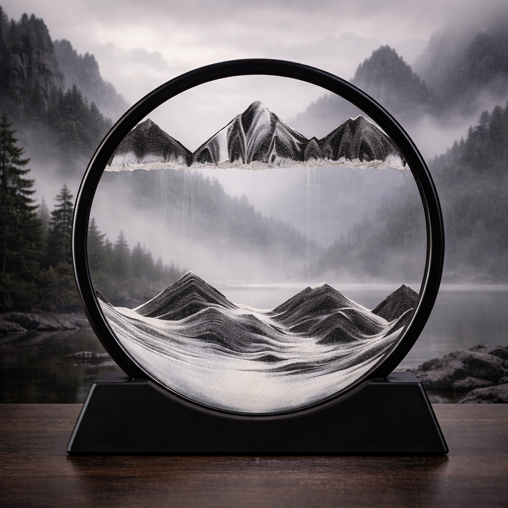 The Deep Sea Sandscape: 3D Kinetic Art for Mindful Living