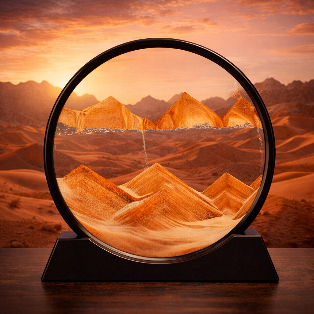 The Deep Sea Sandscape: 3D Kinetic Art for Mindful Living