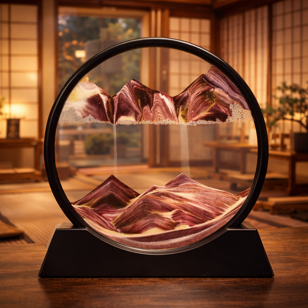 The Deep Sea Sandscape: 3D Kinetic Art for Mindful Living