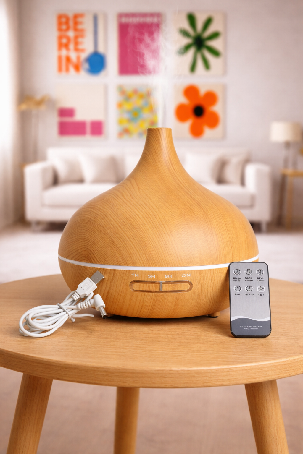 Aurora Flame - USB Aroma Diffuser & Ultrasonic Humidifier