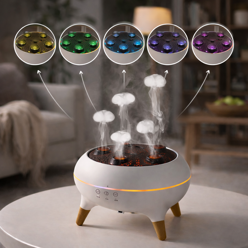 The Kinetic AquaGlow Diffuser & Humidifier