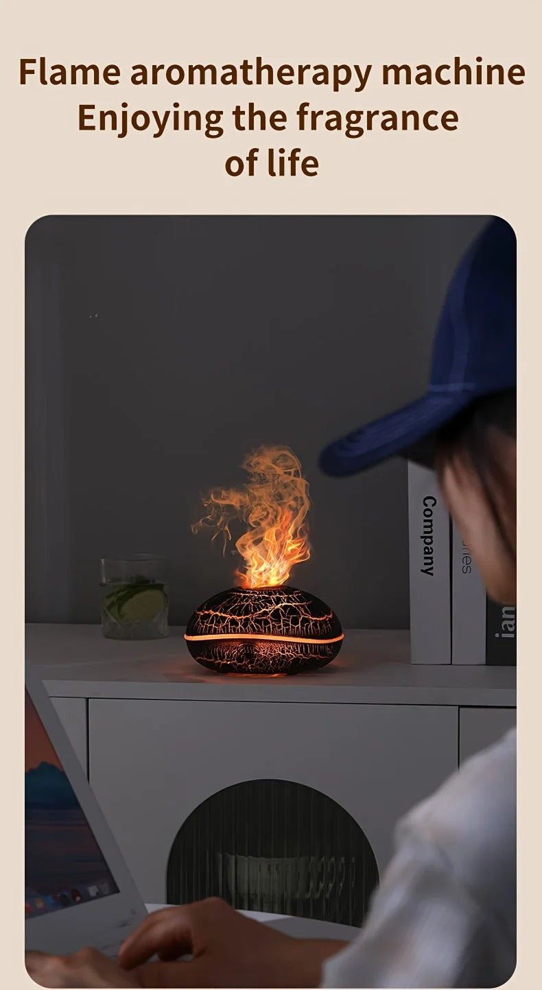 Flame Effect Aromatherapy Diffuser