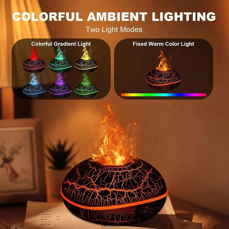 Flame Effect Aromatherapy Diffuser