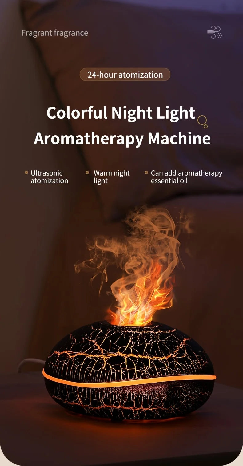 Flame Effect Aromatherapy Diffuser